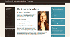 Desktop Screenshot of amandawhitepsychology.com